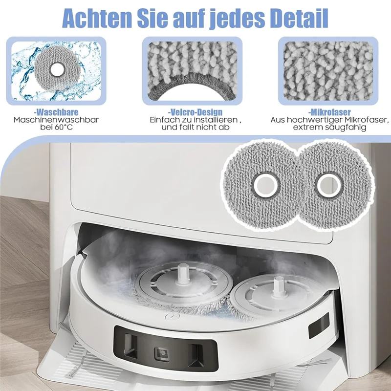 

ABGH-For ECOVACS DEEBOT T20 Omni / T20e Omni / T20 Max / T20 Pro Main Side Brush Hepa Filter Mop Cloth Dust Bags Parts
