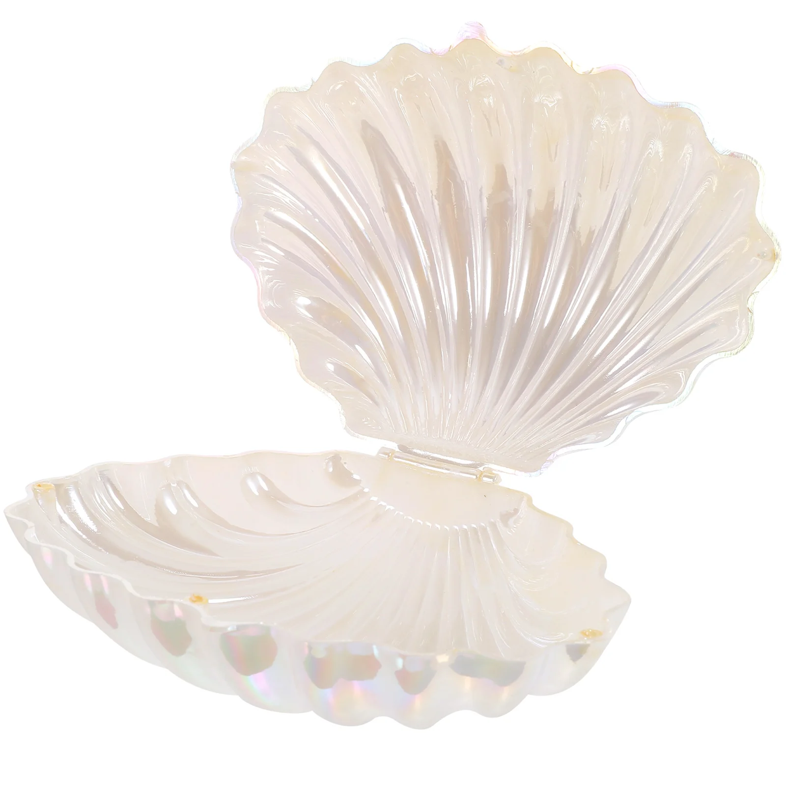 

Jewelry Storage Box Seashell Candy Party Favor Containers Plastic Treat Boxes for Home Decor Gifts Wedding Accessories