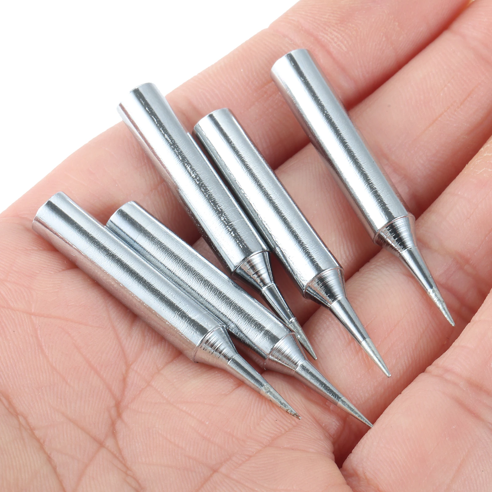 5 sztuk I końcówki lutownicze zestaw pasuje do 936 stacje lutownicze żeliwna głowica do lutowania elektrycznych uniwersalnych miedzianych głowic spawalniczych 900 m-i