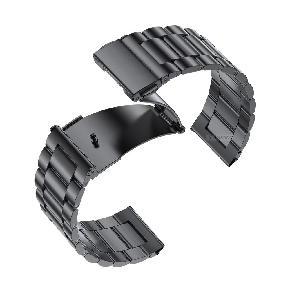 20mm 22mm Solid Stainless Steel Strap For Samsung Galaxy Watch 6 5 4 5pro Classic Band Huawei GT 2 3 4 Amazfit Xiaomi WatchBand