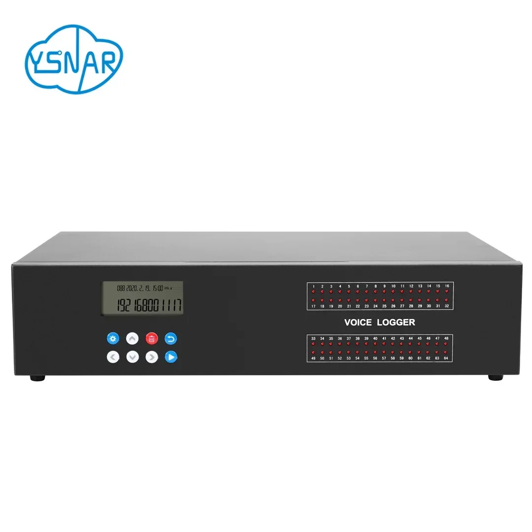 

64CH Telephone Monitoring & Recording device with Phone Number, Stand Alone Network Customized Linux HDD Voice Logger with SDK