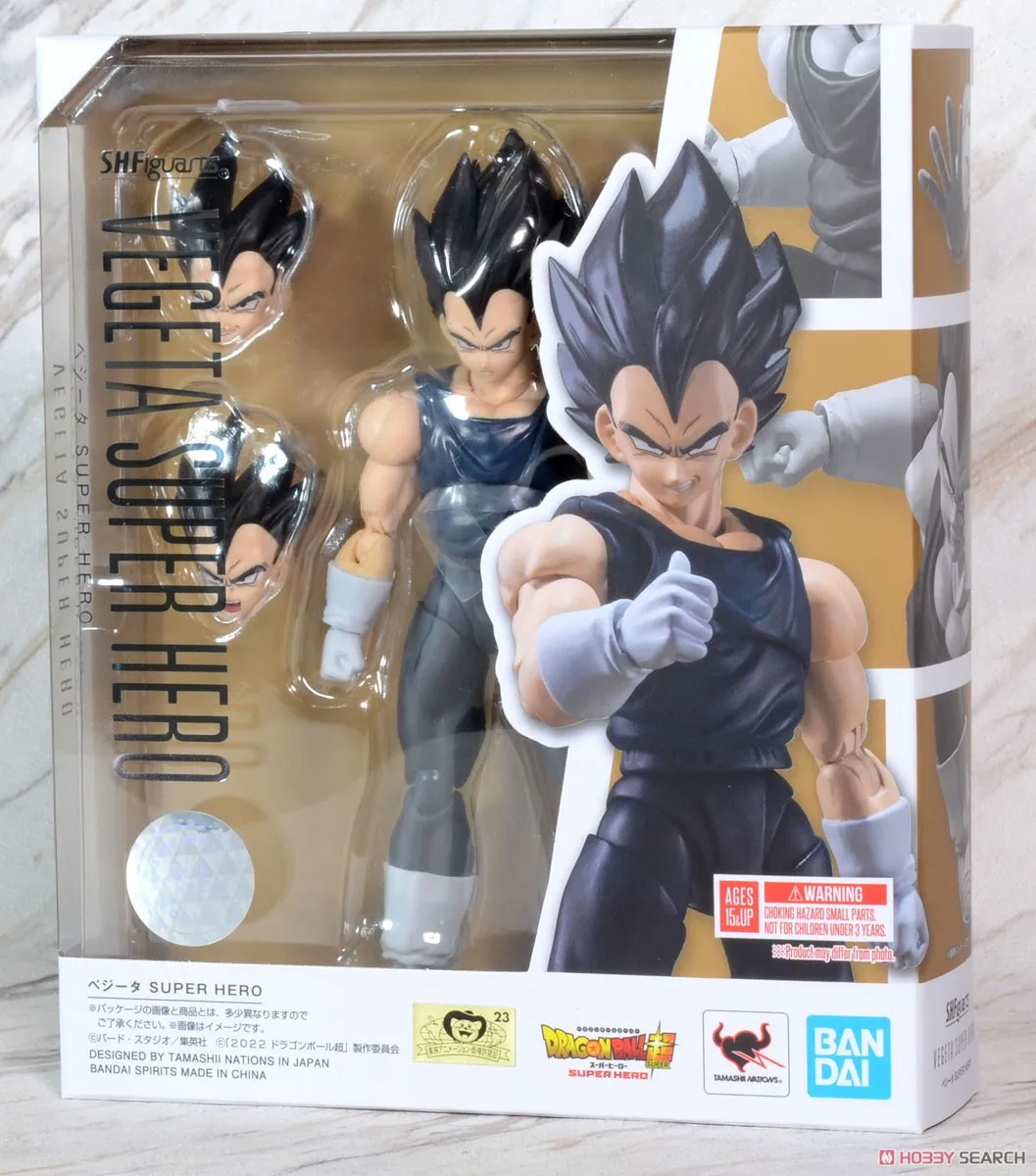 In Spot Bandai Shf Black Hair Begita Dragon Ball Super Hero Super Hero Theater Bida Movable Desktop Collection Toy