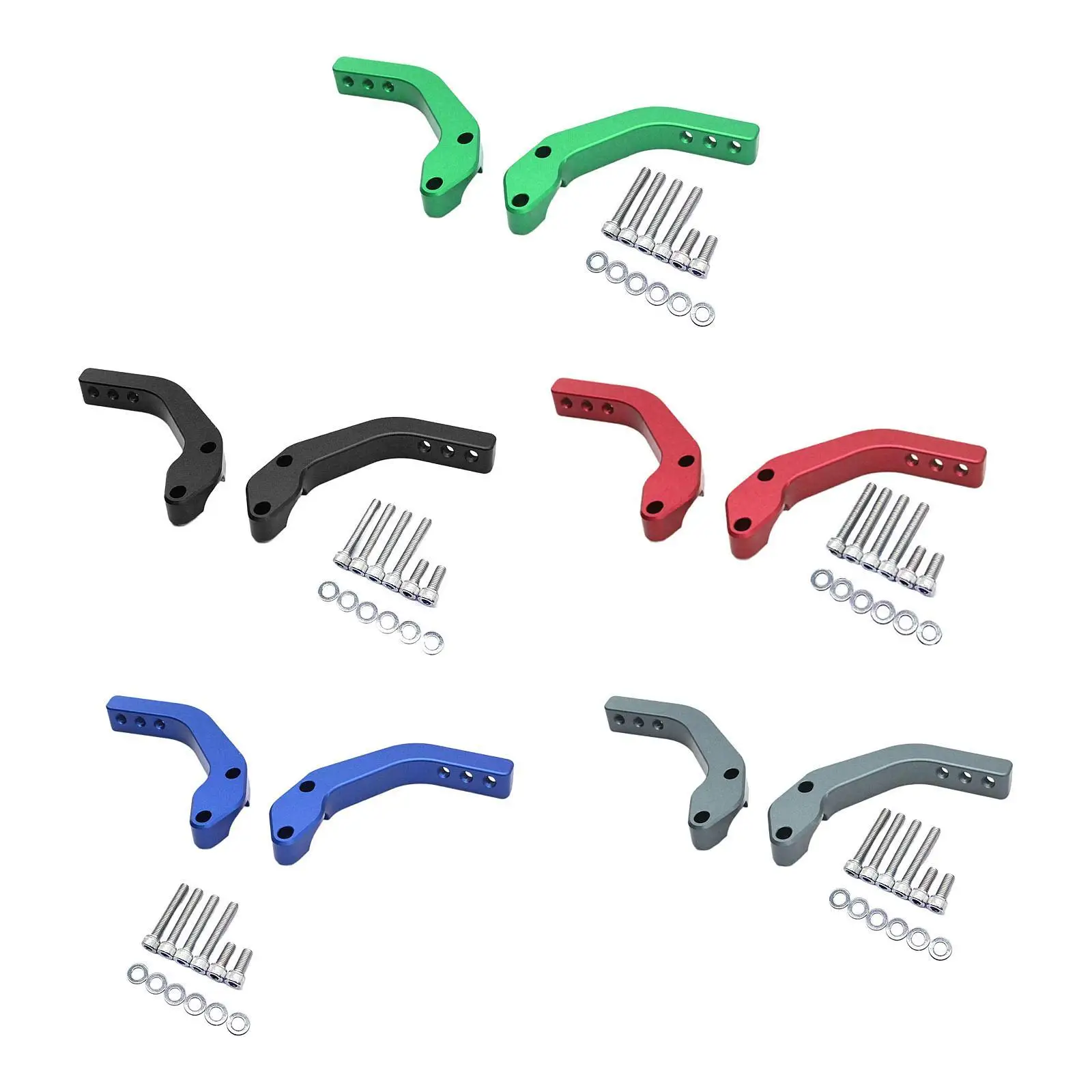 

Motocross Handguard Support Stable Performance Stable with Screws Aluminum Alloy Sturdy Repair Part Premium Handguard Mount