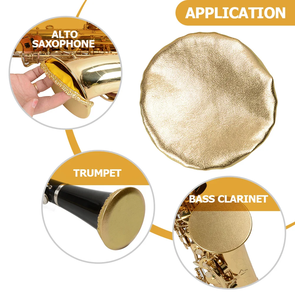

Saxophone Bell Cover Elastic Durable Sax Horn Hat Protective Cover Reusable Music Instrument Dust Proof Practical Instrument