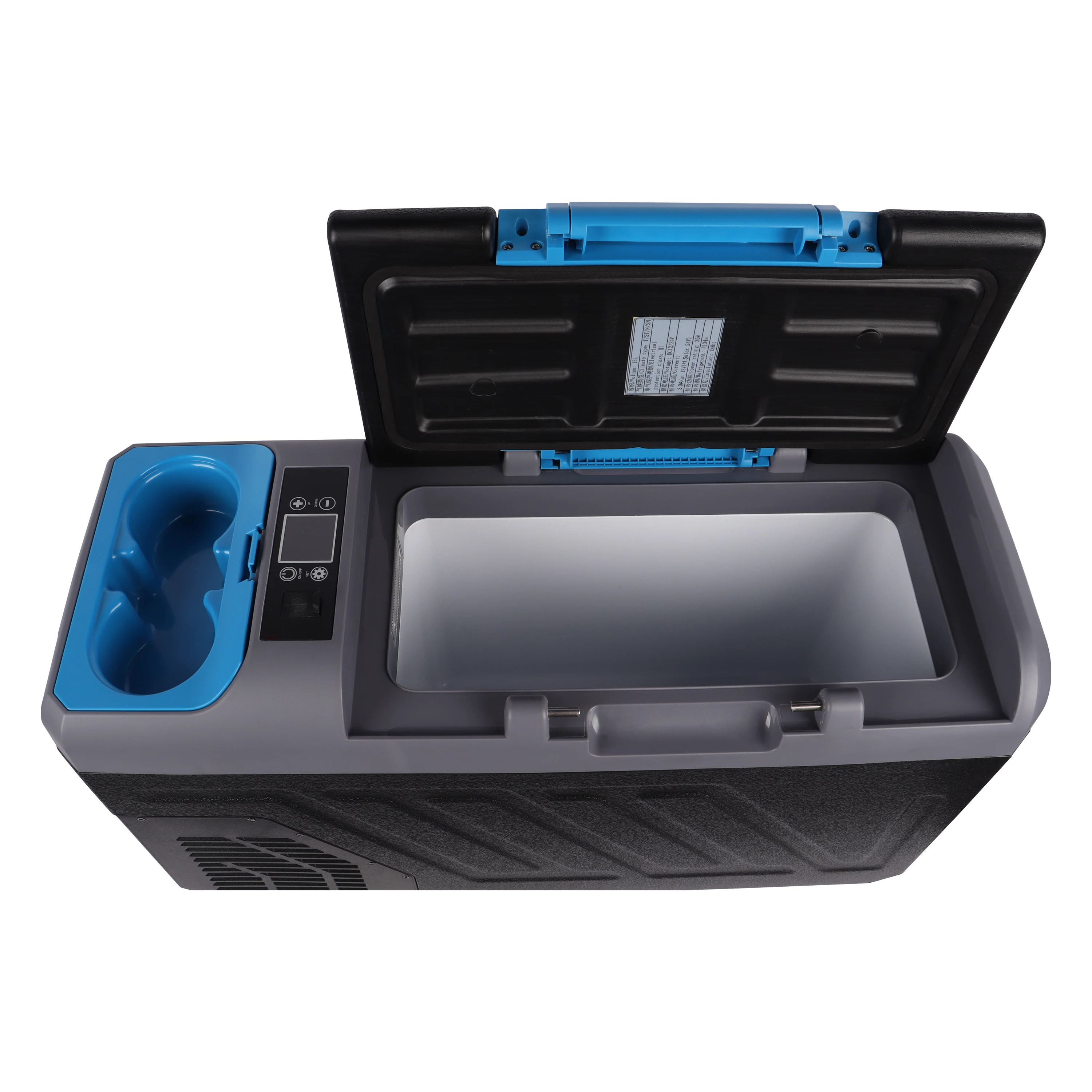 Congelador de Coche con Compresor, 15L, Zona de Enfriamiento Individual, DC12V AC220V, Bluetooth, para Camping, Venta al Por Mayor