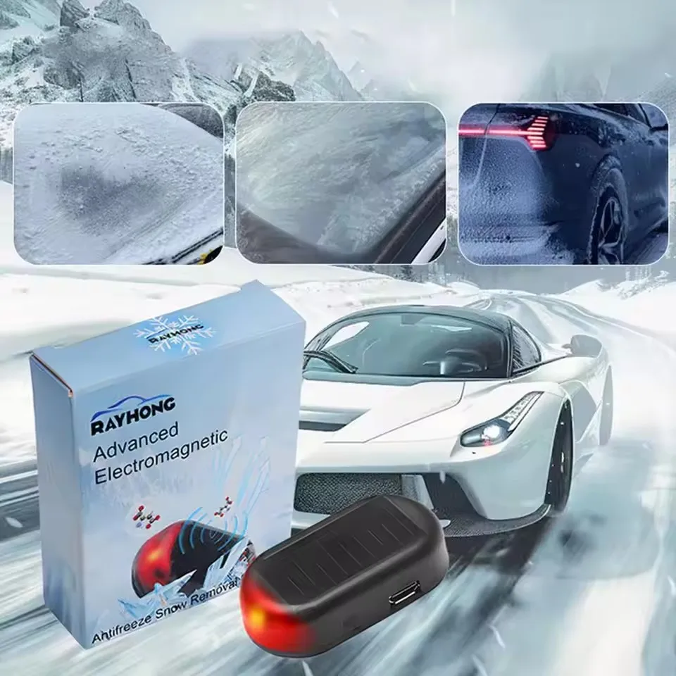 MOBIDEA  1/2/3/4/6/PCS Portable Car Electromagnetic Snow Removal Device Windshield De-Icer Antifreeze for Winter Driving