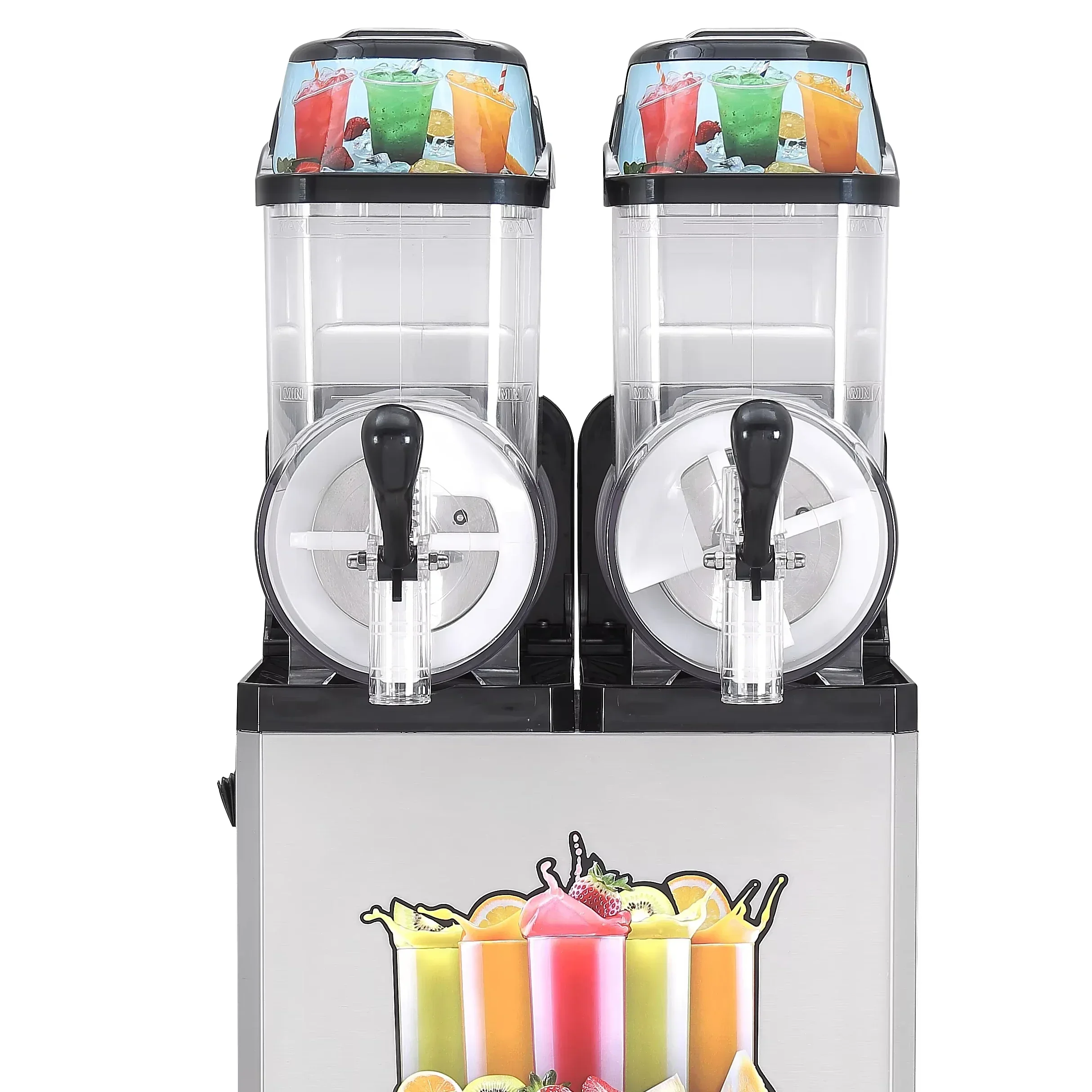 Automatic Commercial Frozen Drink Ice Cream Juice 2tanks  Smoothie Machine