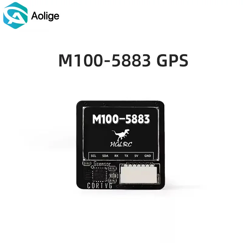 

HGLRC M100-5883 GPS-модуль | Чип 10-го поколения | 3-режимное позиционирование | 3.3V-5V | Для дронов FPV Racing и Freestyle