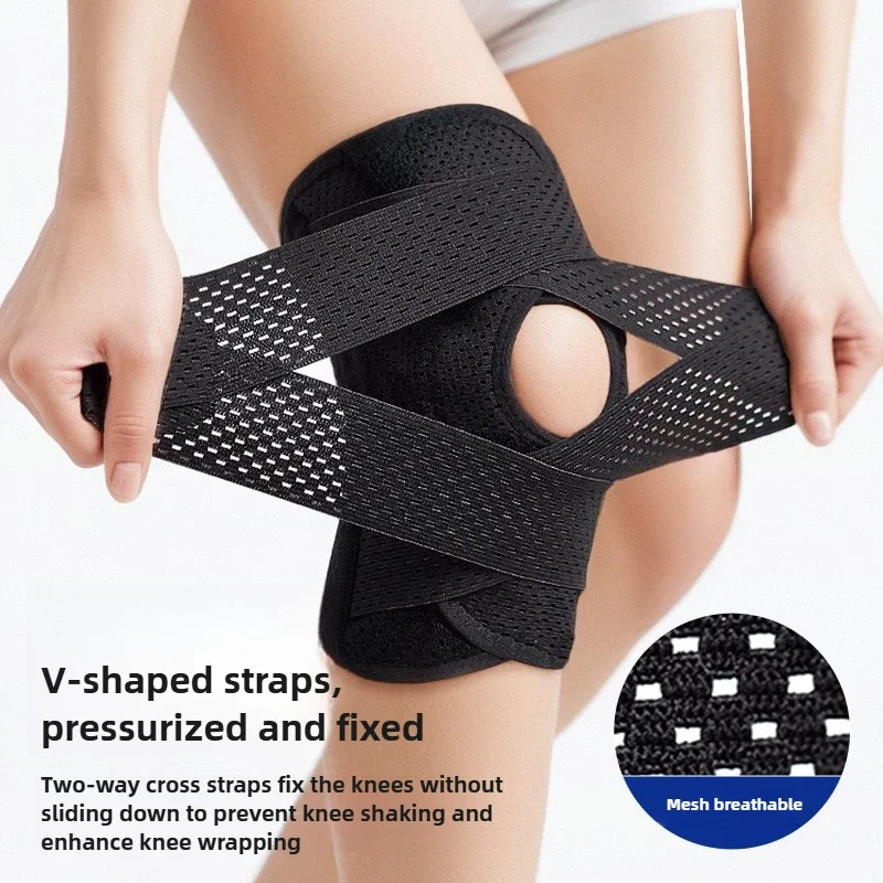 

Eighth generation meniscus thin and breathable knee pads, running sports, mountaineering anti-slip pressurized knee pads