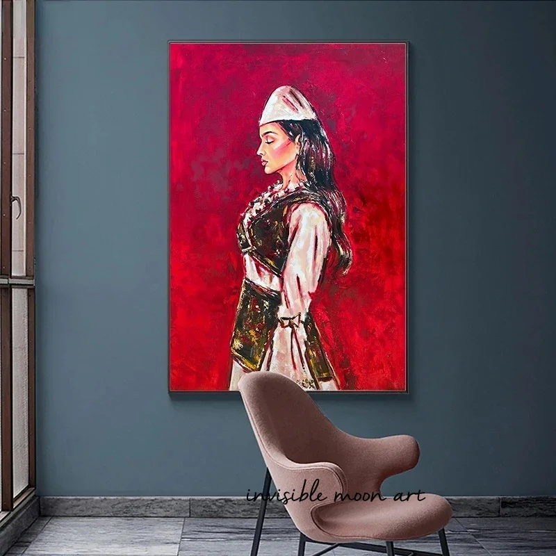 صور جرافيتي للنساء التقليديات ، ملصق فني للنساء والفتيات ، لوحة قماشية ، طباعة جدارية ، صورة لغرفة المعيشة ، ديكور المنزل #5