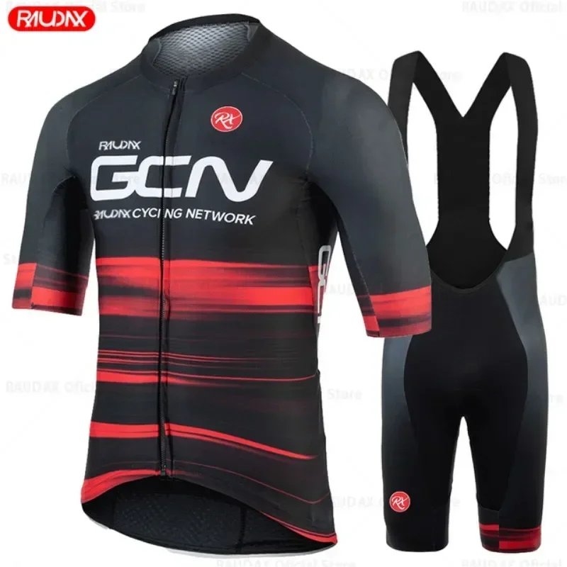 Raudax Gcn Men cycling jersey canyon Summer Bicycle Clothing Quick Drying Cycling Clothes Ropa Ciclismo Verano Triathlon Jersey