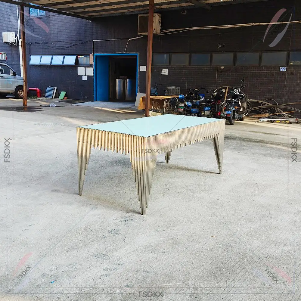 

Stainless Steel Table Luxury Stainless Steel Table Modern Creative Shaped Dining Table