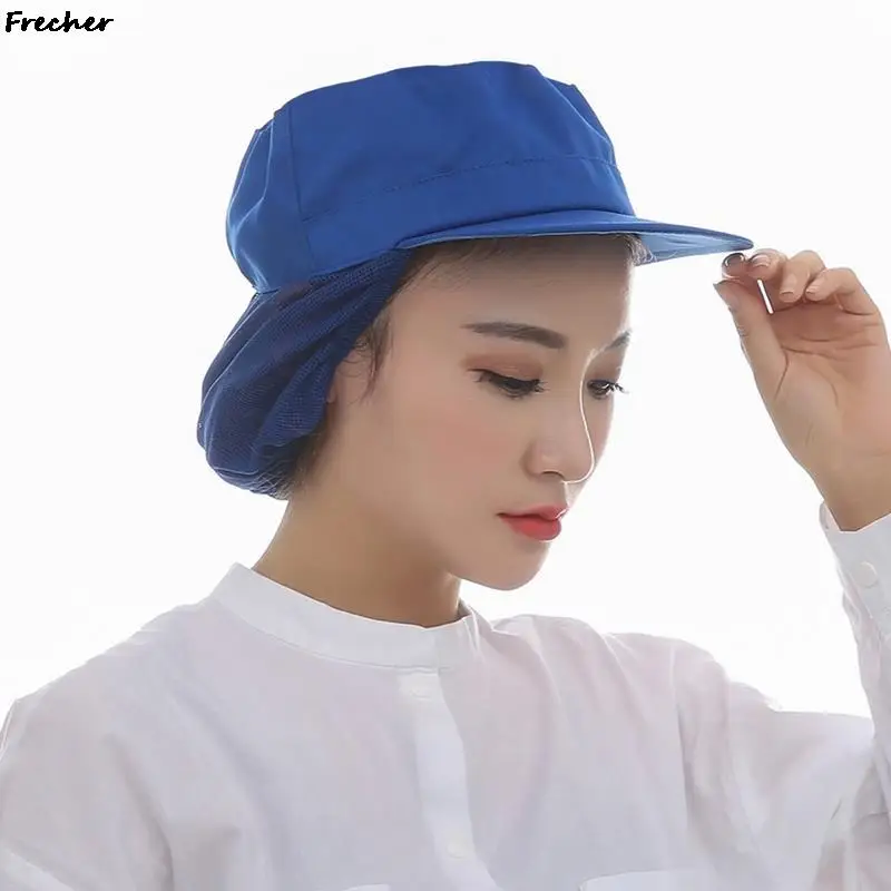 Kitchen Cooking Caps Food Service Hair Cover Restaurant Hotel Workshop Waiter Cap Cafe Bar Chef Hat Uniform Bakery Hat Women