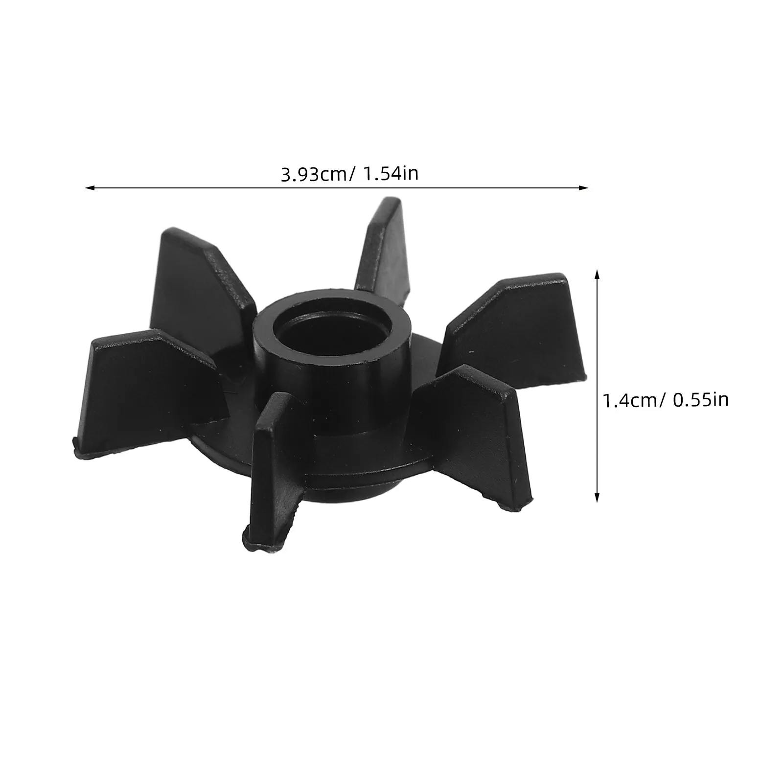 100Pcs Heavy Duty Motor Condenser Fan Blade Replacement Plastic Fan Parts for Electric Motor Compressor Cooling System