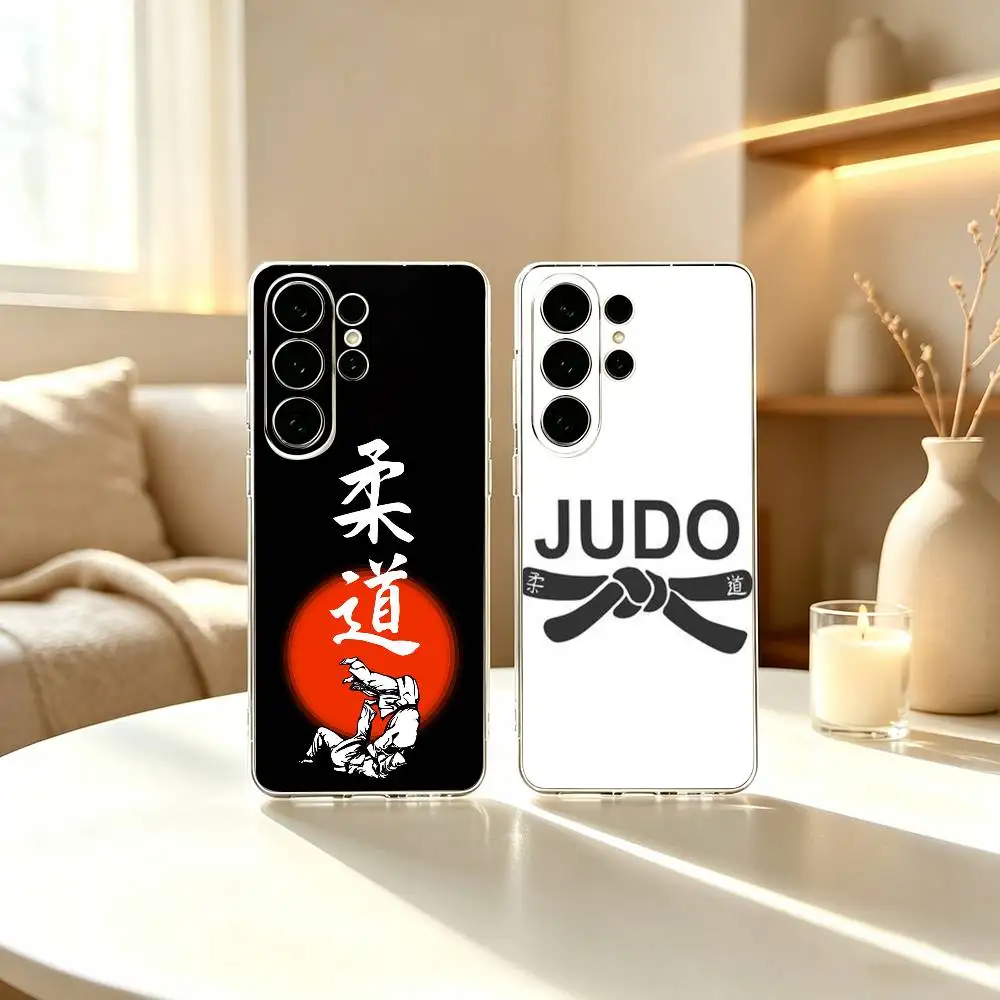 Japanese Martial Arts Judo   Clear Phone Case For Samsung S24 S23 S22 S21 S20 S10 Note 20 Ultra Note 10