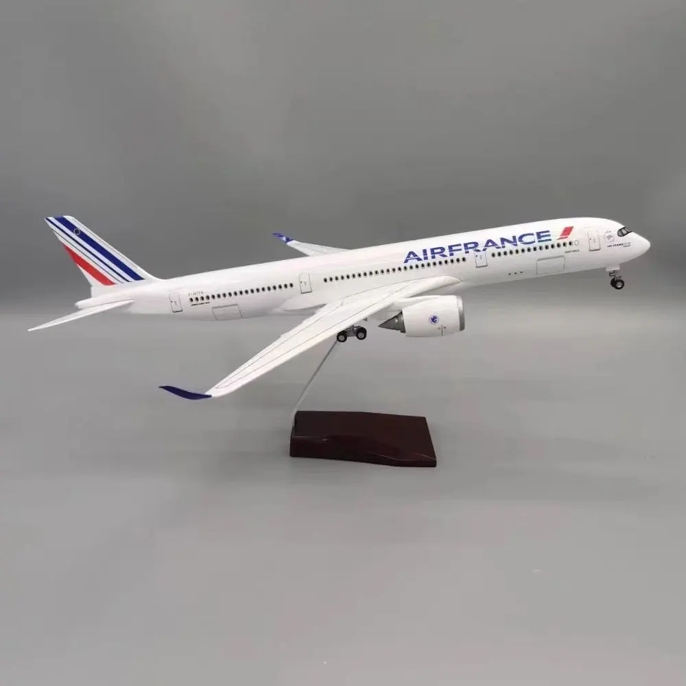 

Scale Model Aircraft 47cm A350 Air France Airline Airplane Model Resin Diecast toy planes for kids Collection Home Decor Gift