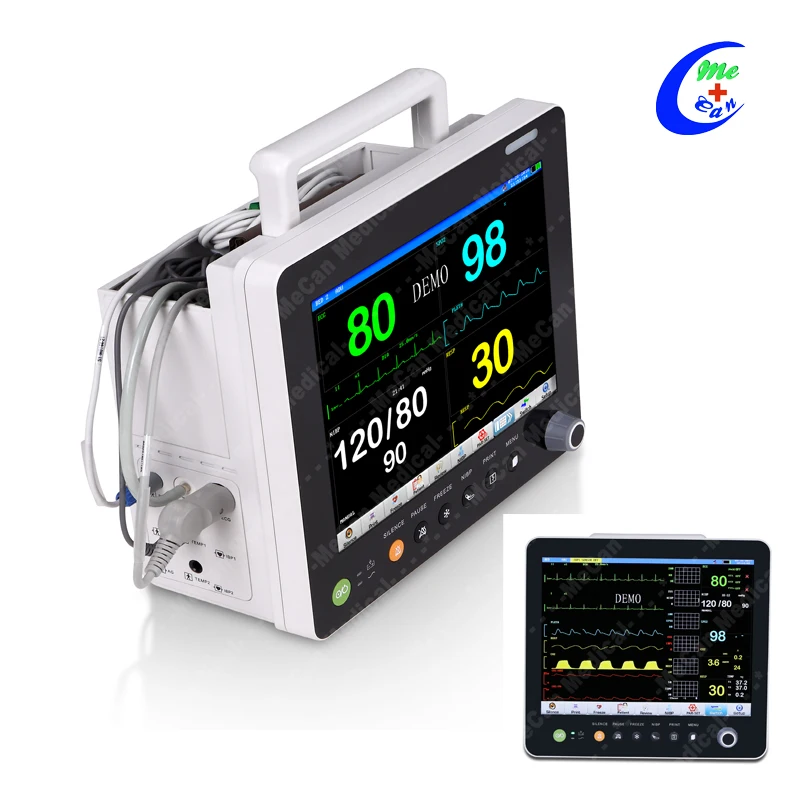 Medical Remote Central Multiparameter Patient Monitoring System Icu Patient Monitor Vital Signs for Hospital
