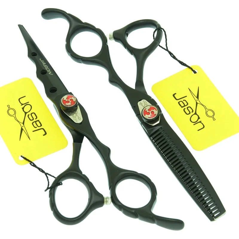 Jason 6 inch Salon Hair Scissors Japanese Steel Professional Cutting Scissors Barber Thinning Shears Haircut Tools A0025D