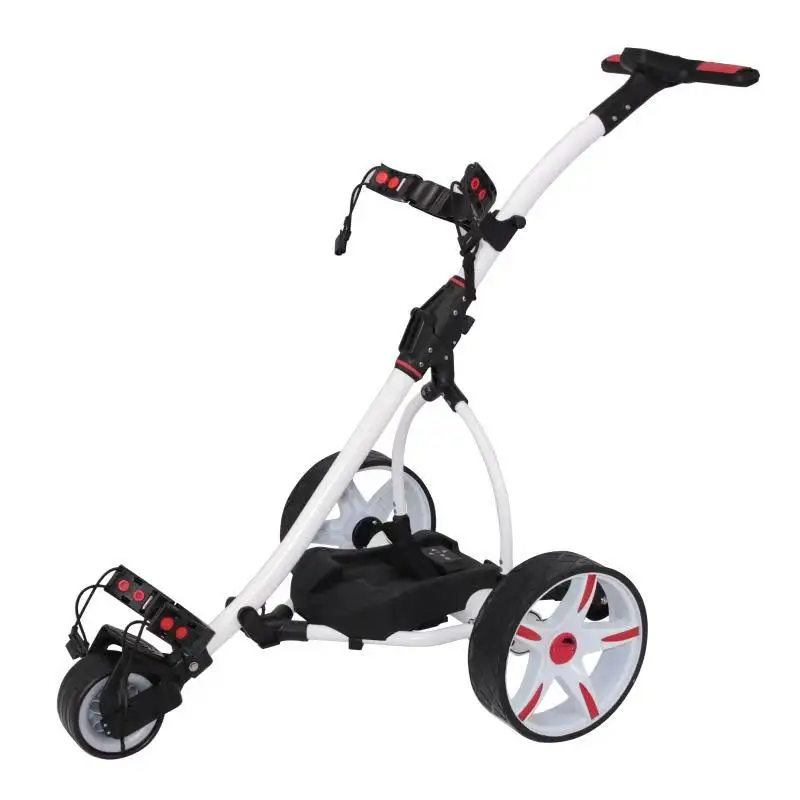 Topsun Motor Caddy Golf Trolley Buggy Remote Control Electric Golf Trolley With Seat