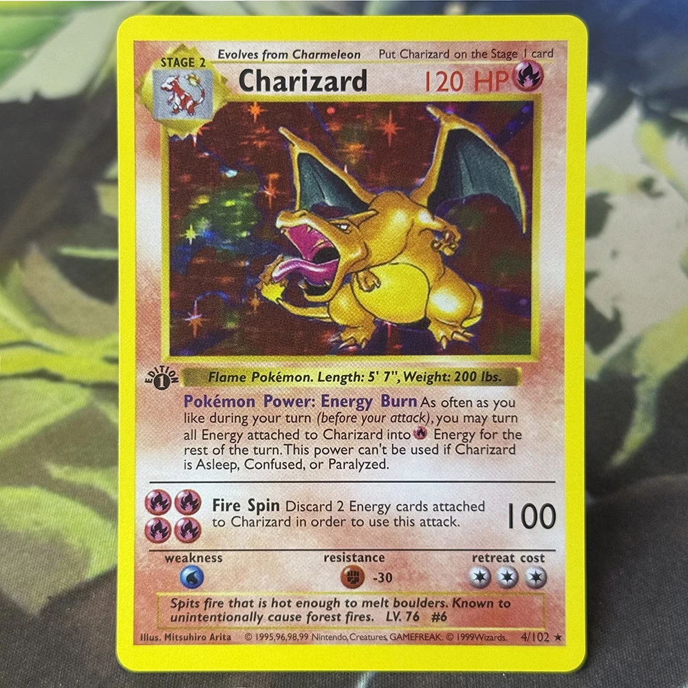 

PKM Proxy Cards Charizard Clefable Clefairy Crobat Hobbies Rare Collection Battle Cards Toys Gifts
