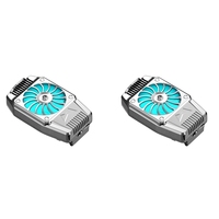 2X Portable Cooling Fan Mobile Phone Cooler Game Heatsink Aux Radiator For Iphone/Samsung/Xiaomi