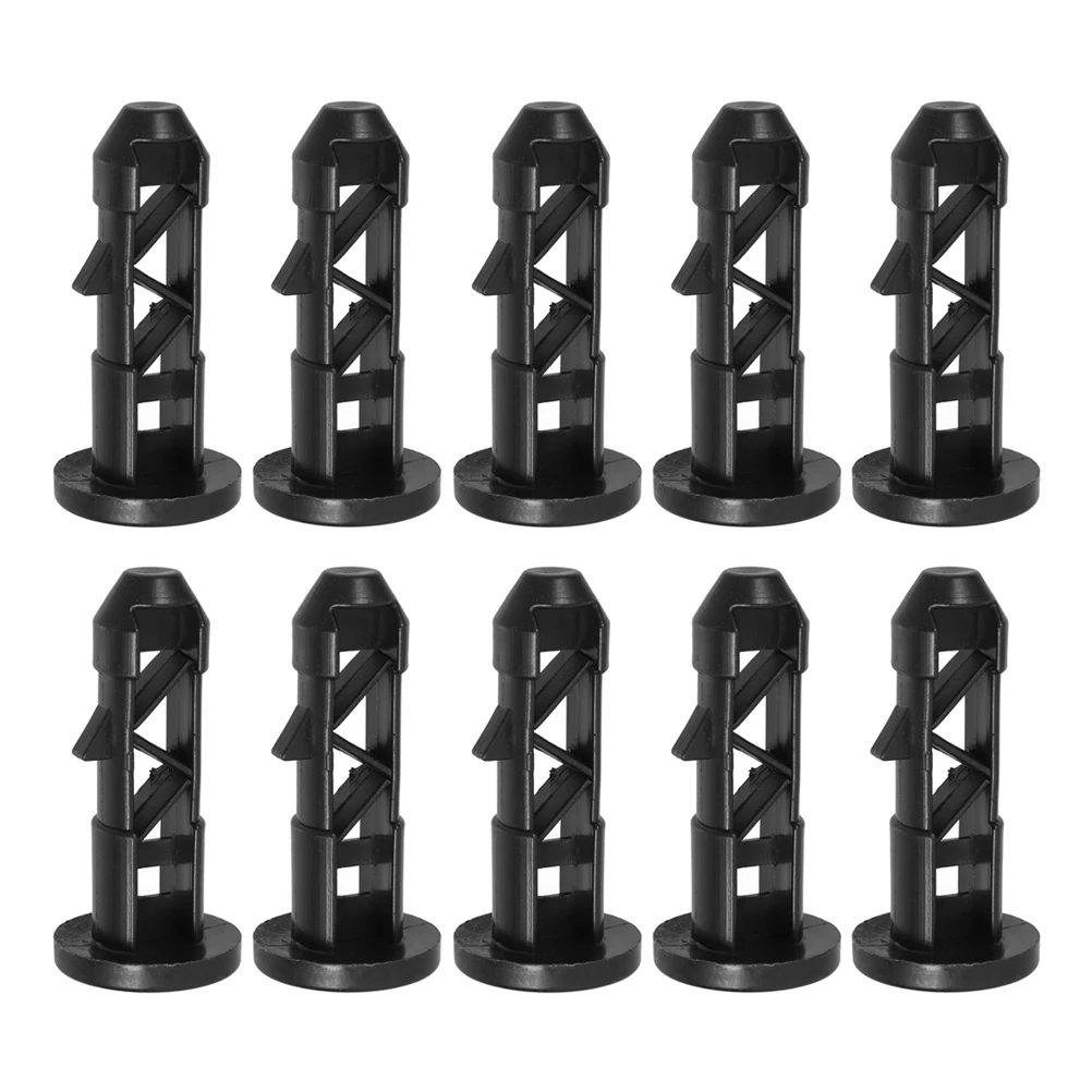 

10pcs Garbage Bin Lid Hinge Pins Replacement Plastic Trash Can Connectors For 240L Wheelie Bins Outdoor Odor Proof Trash Bin