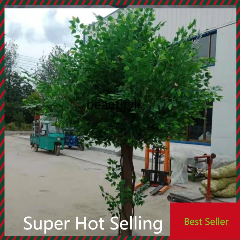 

F132 Simulation Banyan Tree Large Simulation Plant Hotel Hall Wedding Engineering Indoor Landscaping Decoration