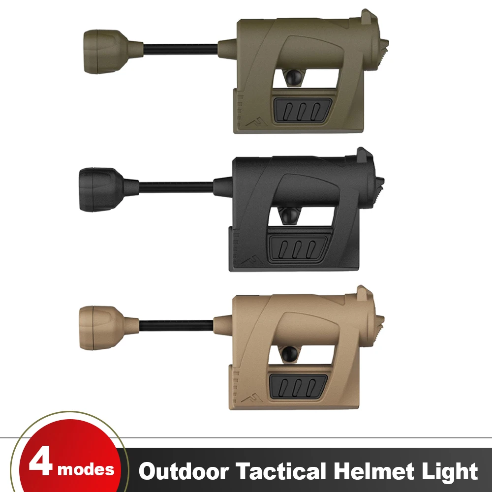 

1Pc Tactical Helmet Light MPLS CHARGE 3 Modes Green Red IR Laser Helmet Lamp Energy Saving Hunting Airsoft Helmet Flashlight