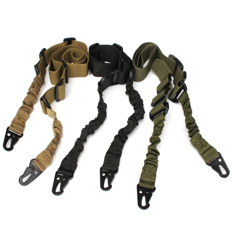 Two Point Gun Sling Bungee Belt Heavy Duty Rifle Shoulder Strap Outdoor Sports Training Hunting Accessories Tactical Gun Rope