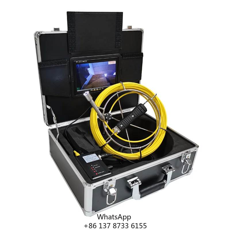 

A Must Have Drain Inspection Camera 20-50M With Length Mark For Reliable And Precise Plumbing Solutions 17mm Lens 6 LEDS