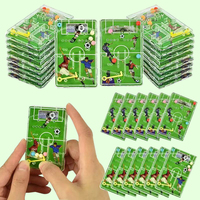 20PCS Soccer Table Football Maze Game For Kids Early Educational Toy Football Theme Birthday Party Decor Girls Boys Favors Gifts
