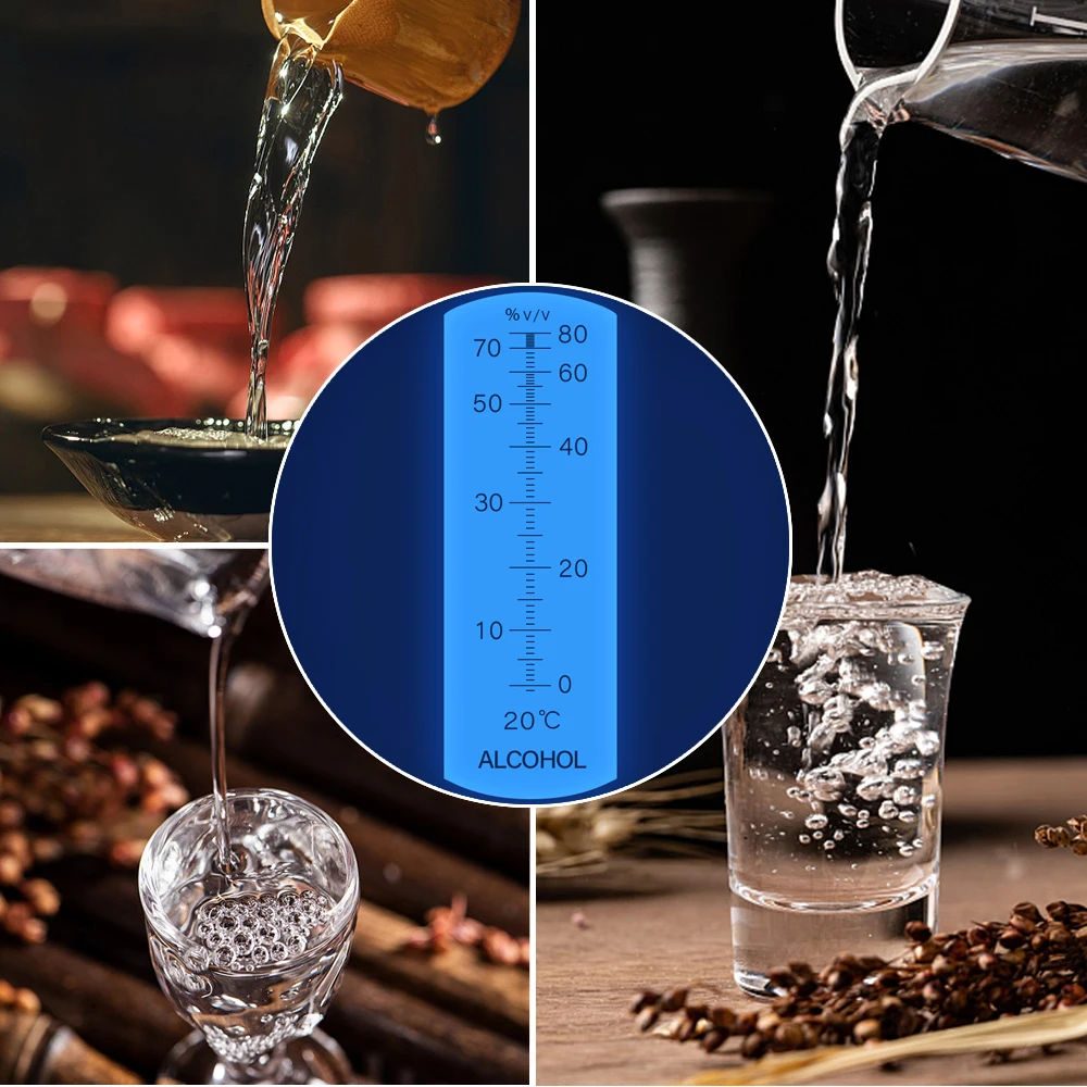 Imagem -02 - Atc Alcohol Refractometer For Spirits Concentration Tester para Liquor Handheld 80