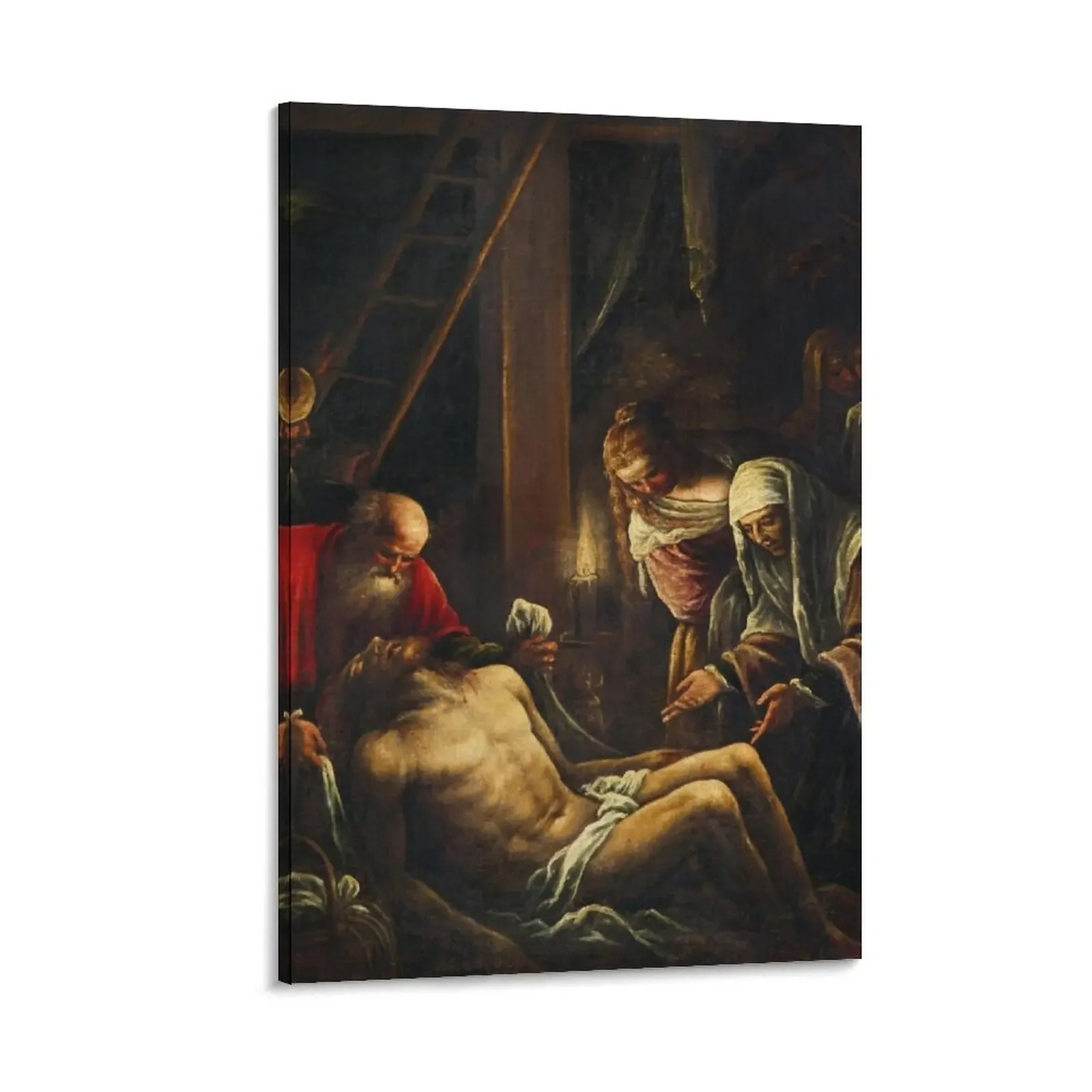 

The Deposition | Jacopo and Leandro Bassano | 1574 Renaissance Gospel Biblical Art Canvas Painting decor