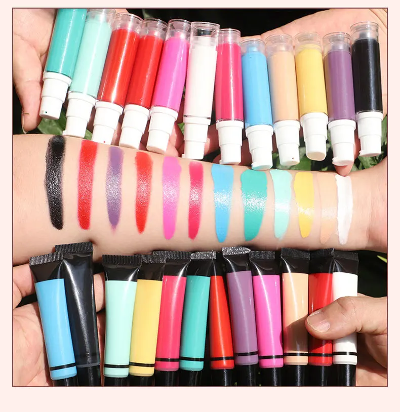 Colorful Eyeshadow Primer Long Lasting Eye Shadow Cream Concealer Base Neon Brightening Makeup Cosmetics Private Label Wholesale