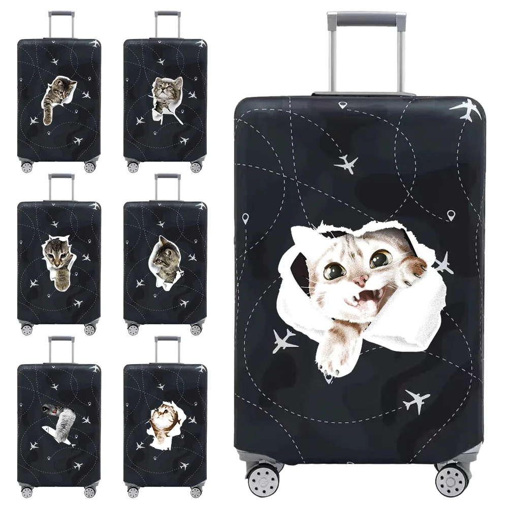 

Travel Bag Dust Cover Elastic Dust Cover Travel Bag Dust Cover Cat Series 18-32 Inches Wear-resistant Multiple Styles