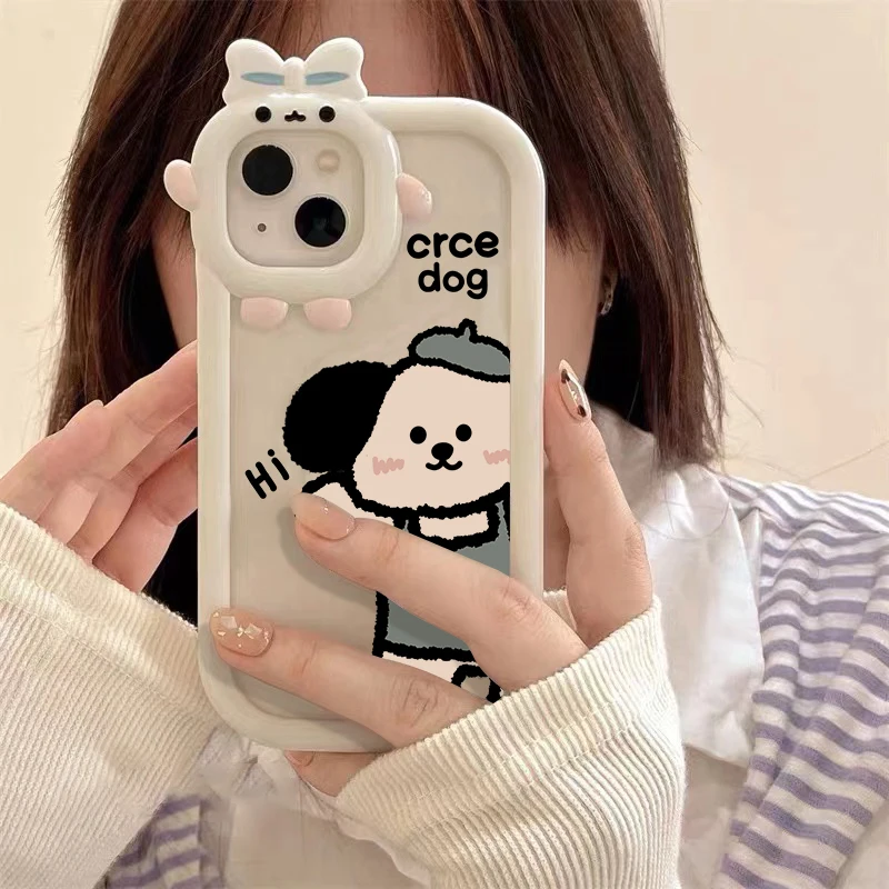 Silicon Bear Case For Xiaomi Redmi Note 11 Pro 12 10 9 8 Pro Little Monster Case Redmi 10C 12C 9C 9A Poco C55 Mi 11 Lite 5G NE