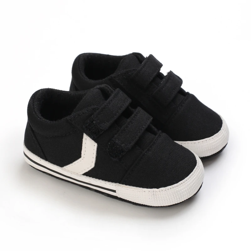 Baby's Casual Solid Color Canvas Shoes For Toddlers Aged 0-18 Months Non Slip and Versatile Soft Soled Lightweight Sports Shoes