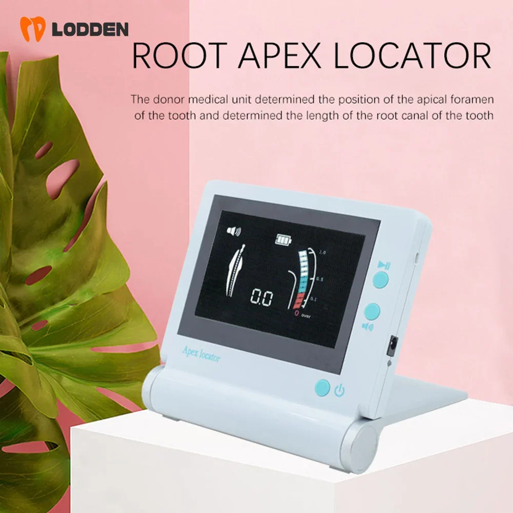 APEX-4 Dental Apex Locator Endodontic Endo Root Canal Large Screen 4.5 LCD Dentistry Instrument Length Measuring Apical Locator