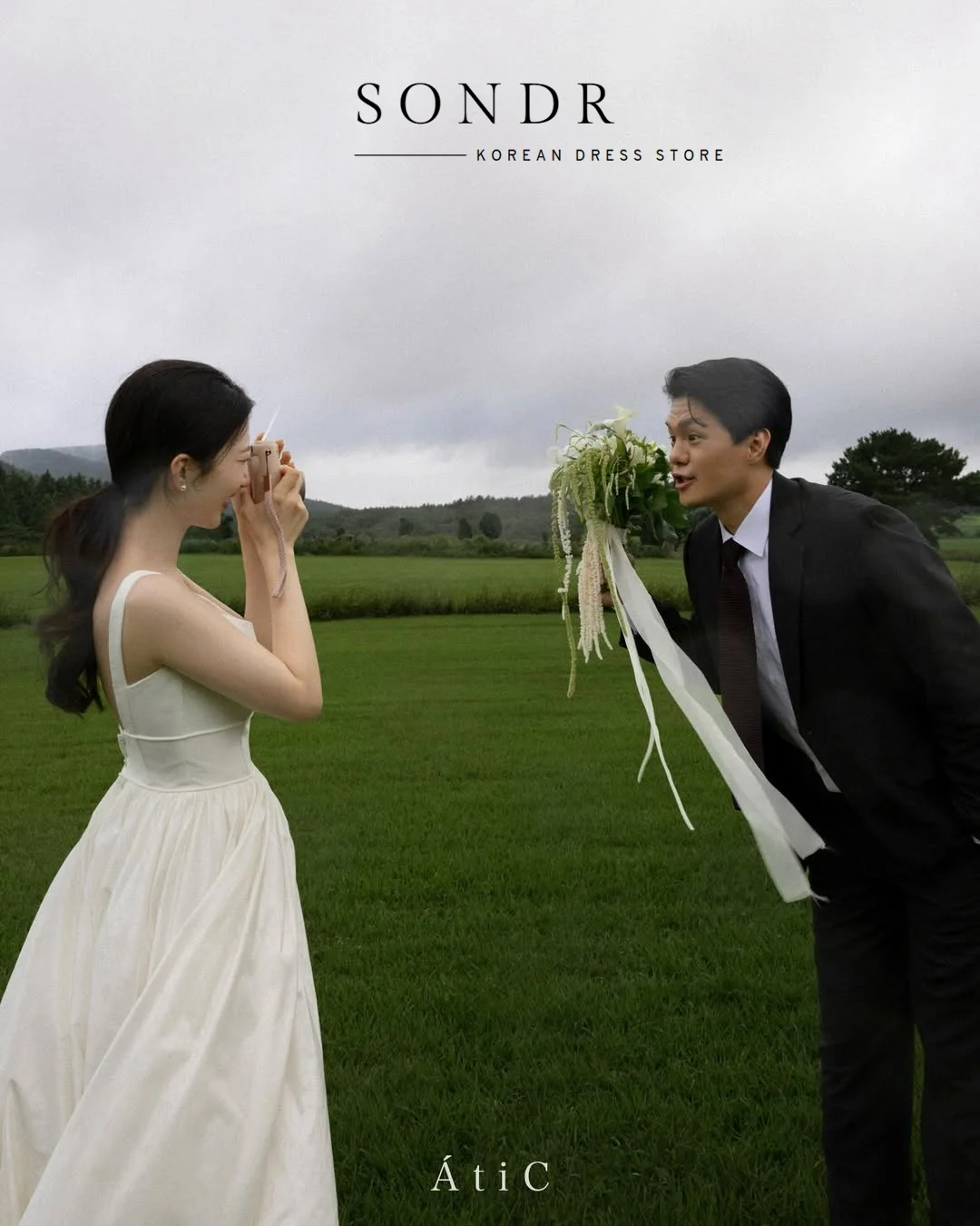 Sondr Customized Simple Korean Wedding Dresses Sleeveless A Line Bridal Evening Party Dress Prom Gown Wedding Snap Wear 2026