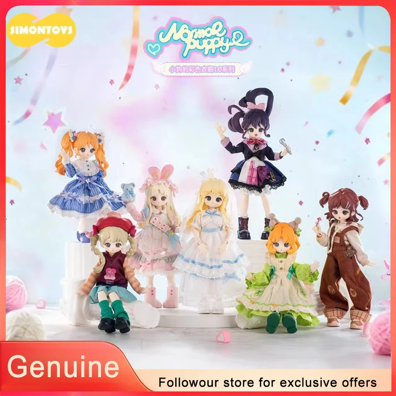 

Genuine Puppy Colorful Wardrobe Series Blind Box 1/12 BJD Movable Joint Doll Collectible Action Figure Desktop Decoration Gift