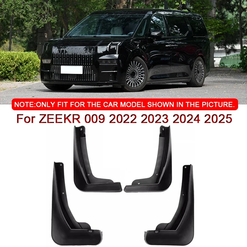 

Для ZEEKR 009 2022 2023 2024 2025 Стайлинг автомобиля ABS автомобильные брызговики брызговики передние и задние крылья аксессуары