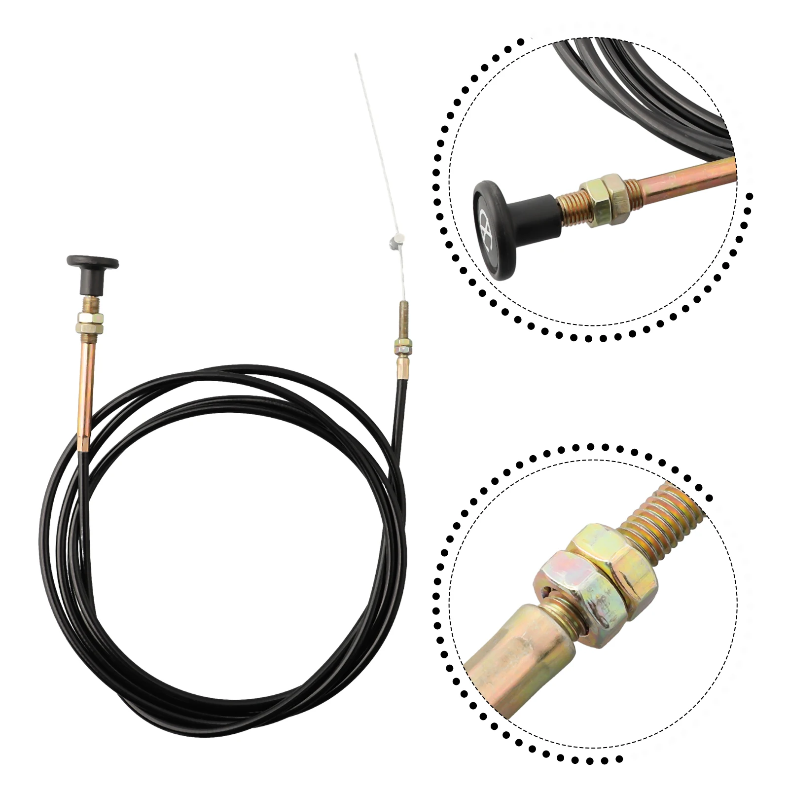 Stop Choke ForBowden-Cable Wire Control Bonnet Throttle Engine Fuel Line For Automotive And Truck Use Length Range 2 To 5 Meters