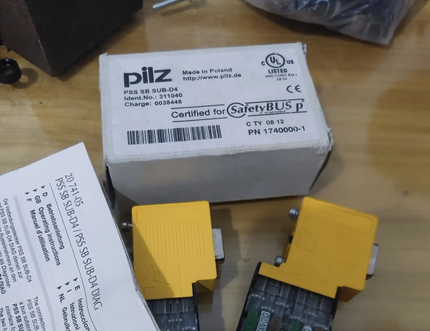 Pss Sb SUB-D4 Pilz …