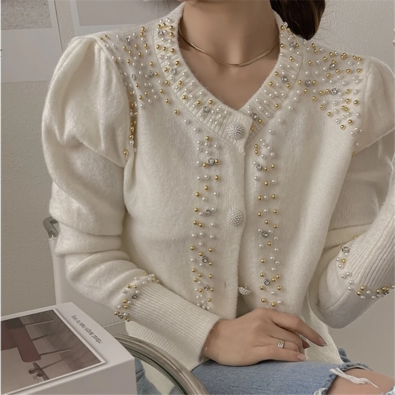 Ladies Spring Autumn Fashion Casual Warm Nice Cropped Cardigan Women Clothes Female OL Winter Sweater Cheap Wholesale BAAY7835