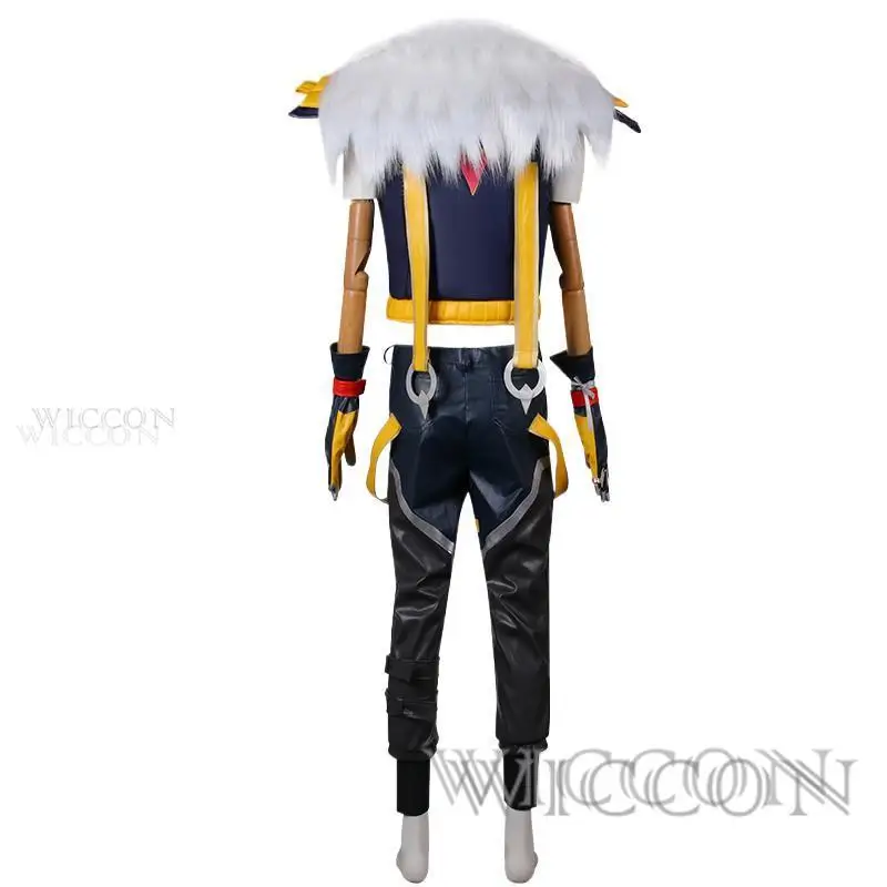 Heartsteel Sett Cosplay Costume Wig Hat Fantasy Outfits Game LoL Heartsteel Disguise Costume Male Halloween Roleplay Suit view 6