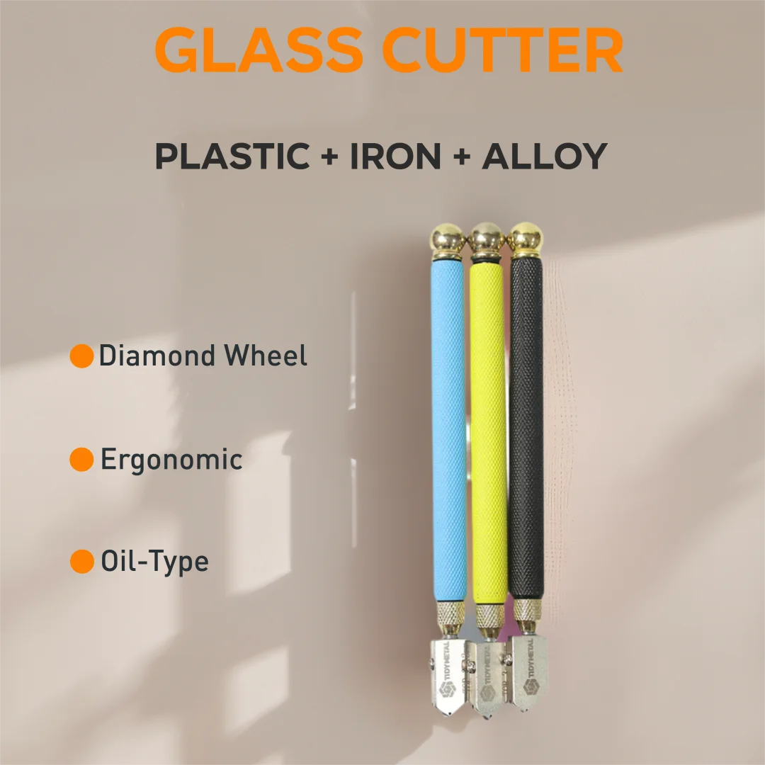 الأكثر شعبية DIY تغذية النفط الماس الزجاج قطع الصناعية الصف للأغراض العامة فائدة الزجاج القاطع أداة القطع قبضة سهلة