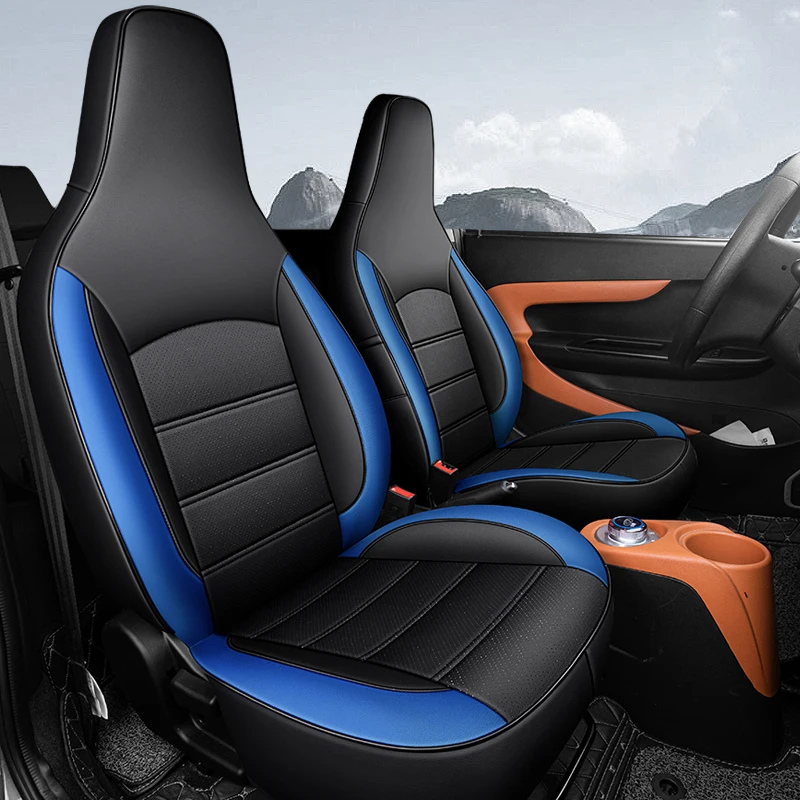 Custom Fit Car Accessories Seat Covers Top Quality Leather Specific for Chery eQ 1 EQ  with Front and Rear Full Set