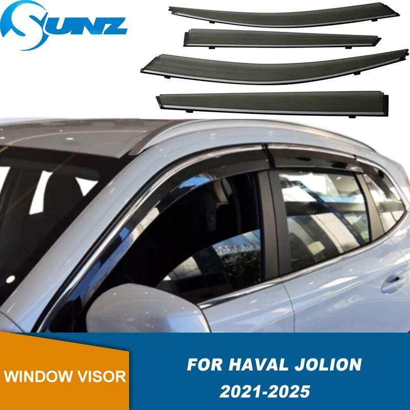 

Window Visor Deflector For Haval Jolion 2021 2022 2023 2024 2025 Car Window Deflector Sun Guard Rain Vent Cover Weathershield