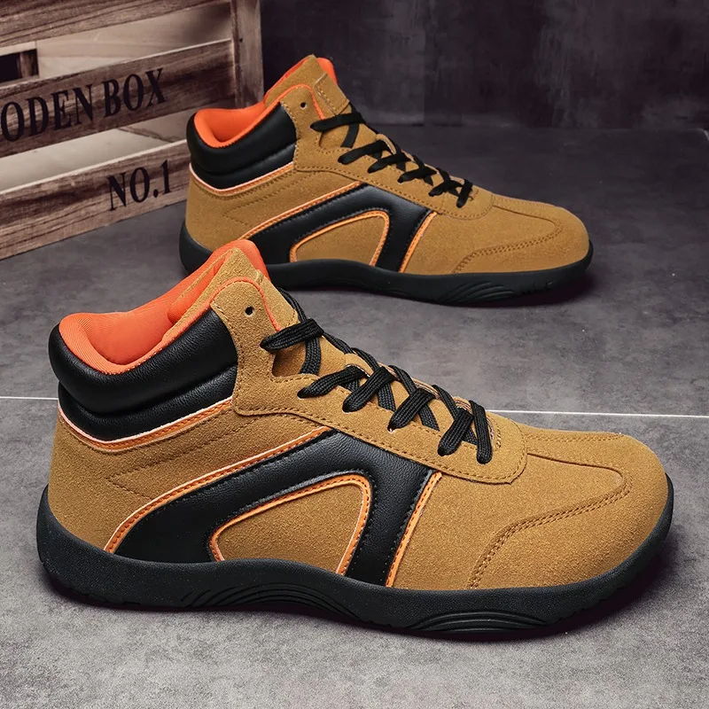 

Men's and women's wide-toesneakers,new cross-border large-size high-top barefoot casual shoes,slip-resistant,durable,lightweight