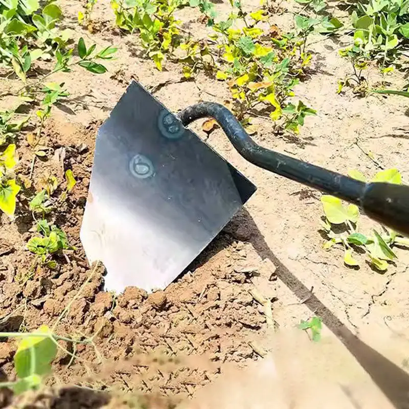 Handheld Agricultural Weeding Hoe, Aço Manganês Espessado, Plantando Jardinagem Vegetal, Soltar o Solo, Ferramentas de ervas daninhas